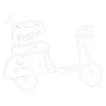 dostawa pizzy skuterem